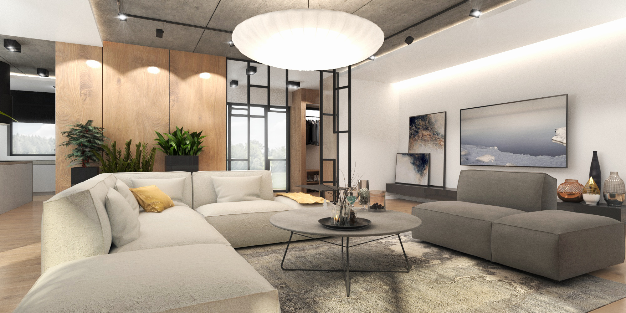 13 Salon z telewizorem