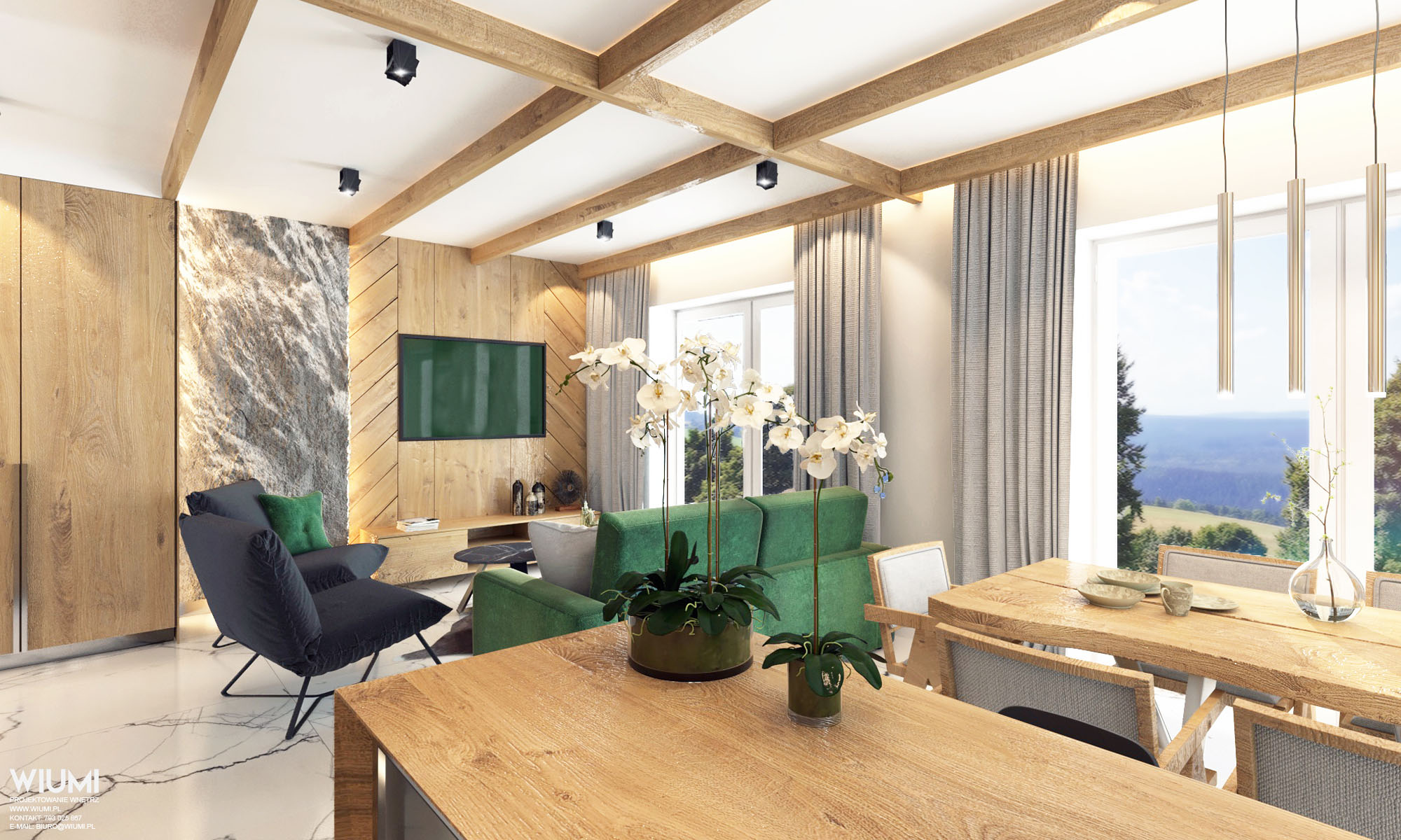 camera_1aa sypialnia z wielkim telewizorem