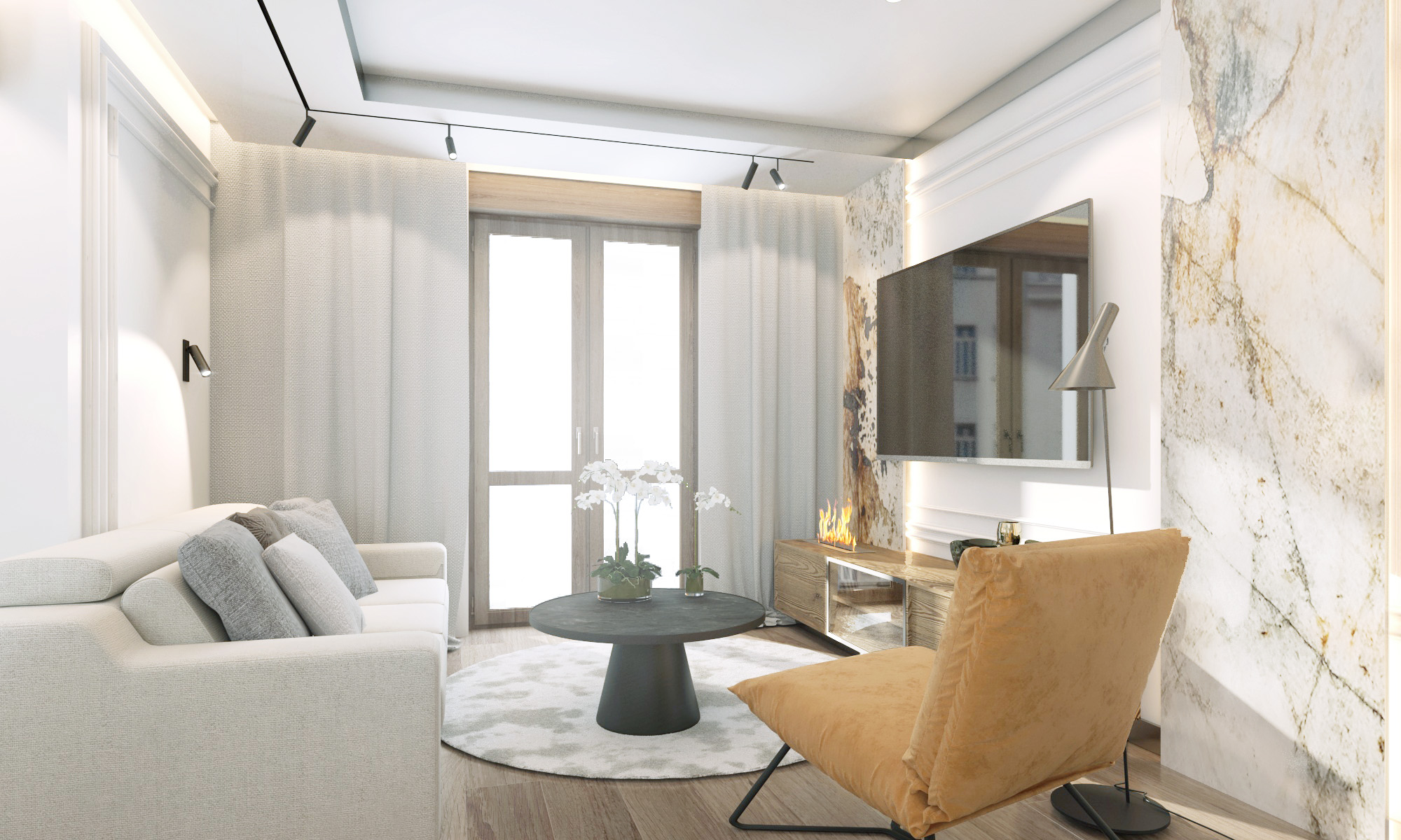 camera_2 pokój wypoczynkowy z tv