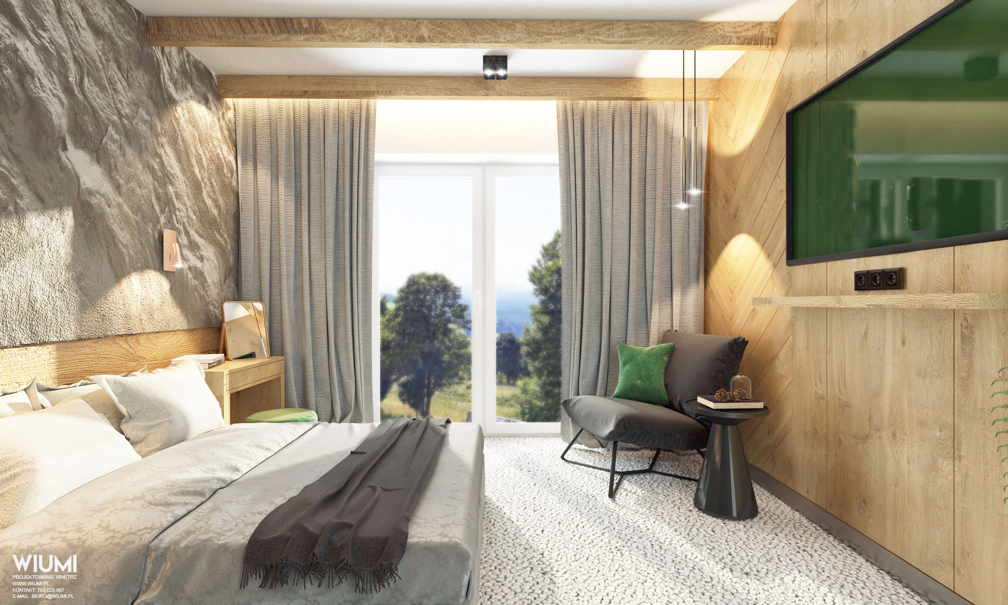 camera_9aa sypialnia z telewizorem