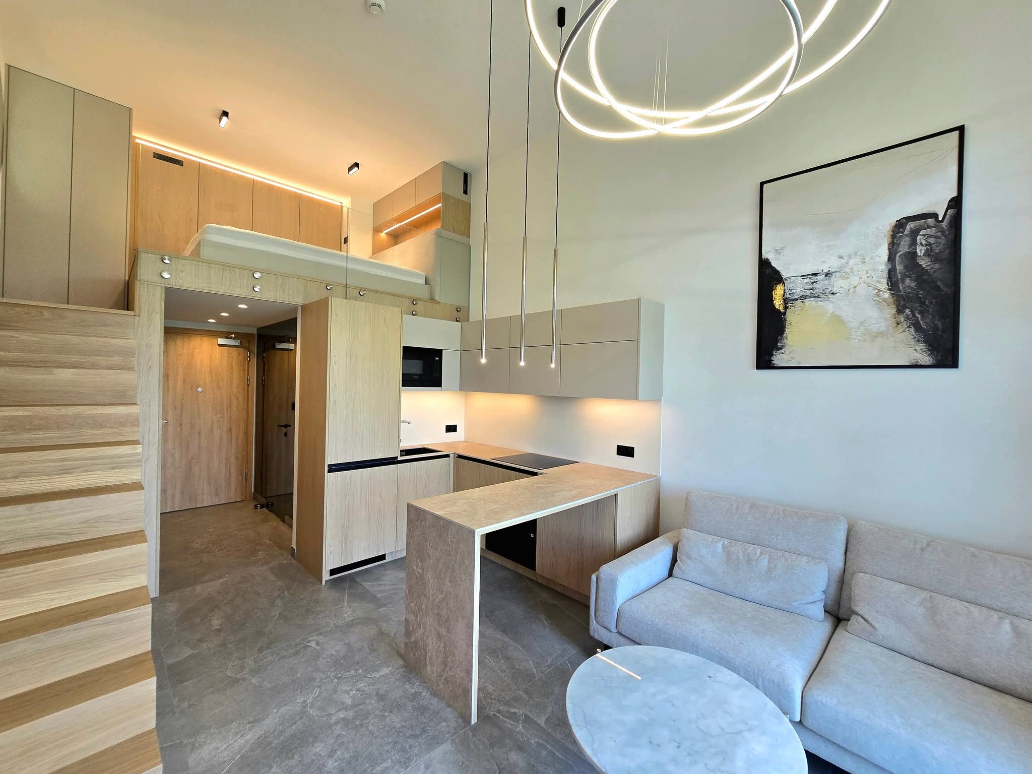 salon zaprojektowany przez projektanta wiumi Warszawa